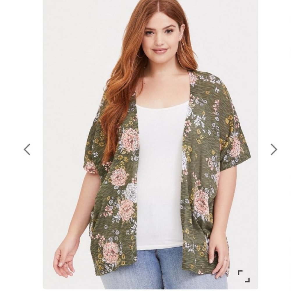 Floral Dolman Kimono DETAILS https://www.torrid.com/product/floral-dolman-kimono